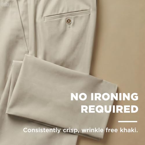 Image of Haggar Men's Classic Fit Premium No Iron Khaki Pant
