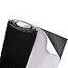 BENECREAT Rollo de Tela de Fieltro Negro(2mx40cm) Tela Adherente Pegajosa Hojas Posteriores...