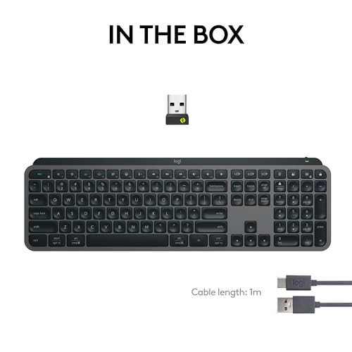 Logitech MX Keys S Wireless Keyboard Low Profile Fluid Precise - Graphite photo 10