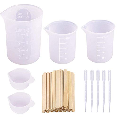 Jatidne silicone measuring cups for epoxy resin mixing …