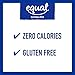 EQUAL Yellow Zero Calorie Sweetener, Sucralose Sugar Substitute, Zero Calorie Sugar Alternative Sweetener Packets, Sugar Alternative, 100 Ct (Pack of 1)
