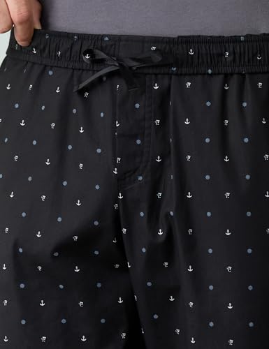 Image of Amazon Brand - Symbol mens 100% Cotton Pyjama /Lounge Pants |Regular Fit | Printed | Available in Plus Sizes
