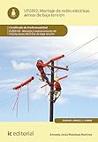 Montaje de redes eléctricas aéreas de baja tensión. ELEE0109