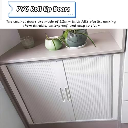 Image of Sliding Door, Foldable Replacement Panel for Storage Cabinet, Customizable ABS, Easy to Install with Assembly Hardware