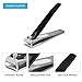 Nail Clippers Set, Sturdy Ultra Sharp Nail Clippers Fingernail and Toenail Clipper with Elegant Tin Case