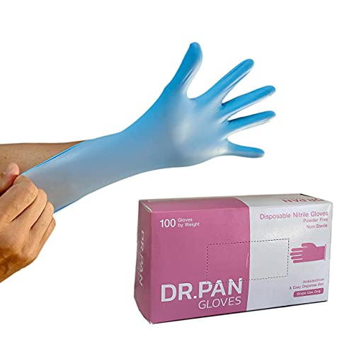 Dr. Pan 3.5 Mil Nitrile Gloves, 10 x -ct Boxes By Weight, Food Safe, Industrial Grade, Latex Free, Wholesale, Small