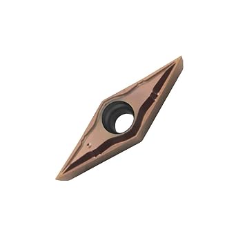 10pcs Bronze VBGT110302-DF Walking Machine Blade, Hard Alloy Outer Circle Turning Blade, Suitable for Precision Machining of high Hardness Stainless Steel quenched Steel