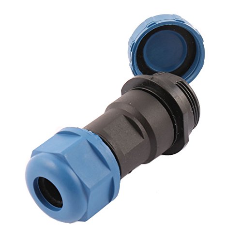 Conector Adaptador Aviation SP1711/P 9 Pines Azul Negro miniatura 3