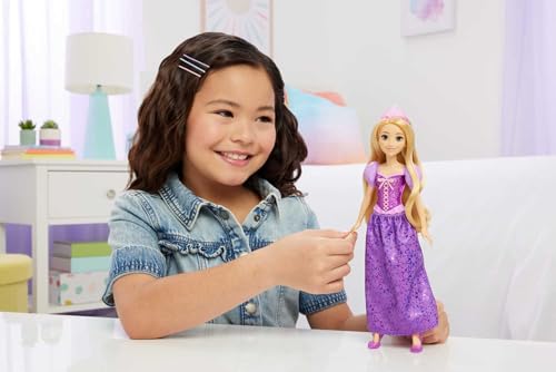 Mattel Disney Princess Rapunzel Modepuppe im typischen Look – Ansicht 2