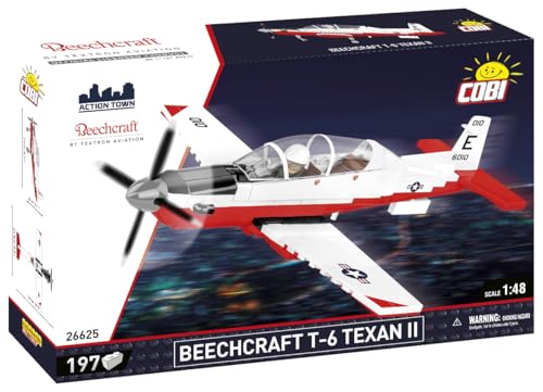 Bloques de construcción COBI Beechcraft T-6 Texan II, avión miniatura 3
