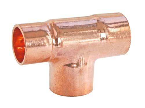 SOMATHERM FOR YOU, Raccord cuivre à souder Té réduit Ø14-14-12 Triple Femelle pour plomberie, conforme NF, idéal pour réseaux d'eau sanitaire et chauffage, installation facile