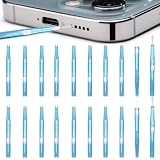 AJNZAU 20 Stück Usb C Reinigungsset, Multifunktionale Reinigungsbürsten Für Smartphone, Laptop, Ladebuchse, Kopfhörer, Blaue Farbe, Perfekt Für Elektronikpflege