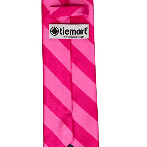 Image of tiemart Men's Striped Tie Standard Length