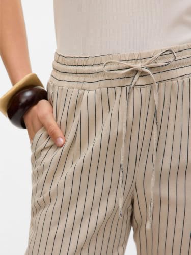VERO MODA Vmjesmilo Lin Mw Ankle Pants WVN Noos – Ansicht 3