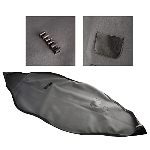 Zshjgjr Archery 60 Inch Traditional Long Bow Bag Leather Recurve Bow Case Hunting Longbow Horse Bow Carry Bag For Outdoor Shooting Training (Black) #TOP2