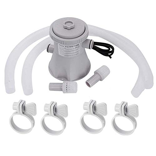 Mingliang Depuradora De Filtro De Cartucho Piscina,Juego De Bomba De Filtro De Piscina Eléctrica Herramienta De Limpieza De Piscinas De Bomba De Limpieza Ambiental