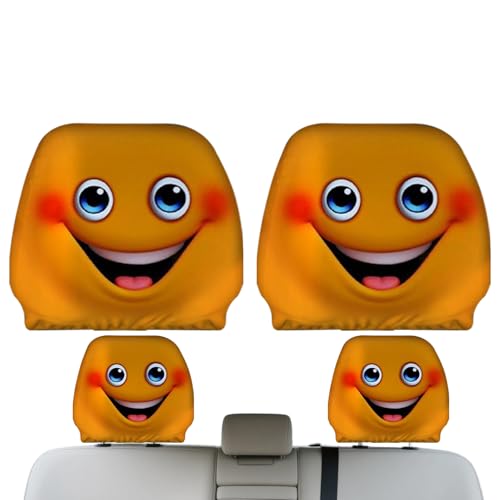 Qfdiwr - Fundas para reposacabezas de coche, 2 piezas, fundas extraíbles para reposacabezas | Protector relleno funda de almohada para casa, exterior, familia, viaje, conducción, camión