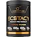 Produktbild ECSTACY Pre Workout Booster - Premium Pump Booster & Trainingsbooster | Hochdosiert | Pre Workout | für Fitness & Gym | Fitness Pulver Energy | Hardcore Trainings Pre-workout (Tropisch)