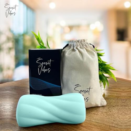 Image of Volcano Stress Relief & Relaxation Sleeve massager for men, Crafted from durable materials - Blue (Non Electric)