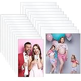 LEIFIDE 20 Stück Sublimations-Foto-Rohlinge Sublimationsdruck Aluminium Metallschild Blanko Aluminium DIY Foto Schild Wandrahmen Poster für Wohnzimmer Schlafzimmer Weiß (15,2 x 20,3 cm, 20,3 x 25,4 cm