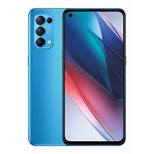 Oppo Find X3 Lite 5G - 8Gb Ram And 128Gb Storage Sim Free Smartphone (6.4 Inch, 64Mp Quad Camera, Dual Sim) - Blue (Renewed)