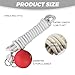 Xweptuy Rope Meteor Hammer Exercise Ball Rubber Meteor Hammer Chinese Kungfu Traditional Martial Arts Soft Equipment,Rubber Weight Throw Exercise Ball with Rope Soft Martial Arts