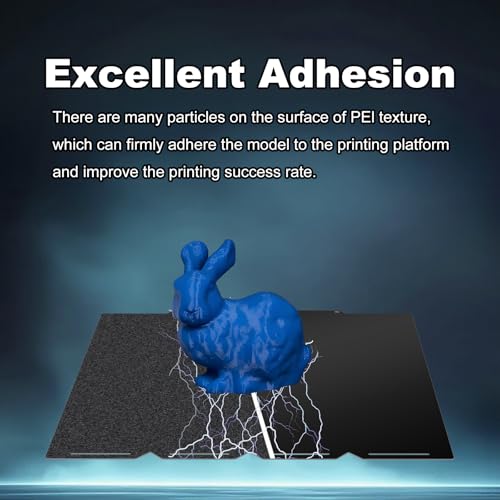 Image of 270x270mm Black Build Plate Double Sided Textured PEI+Smooth PEI Flexible Removable Spring Steel Heated Printing Bed Platform for Snapmaker U1 3D Printer