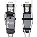 Crutch Bag Lightweight Crutch Accessories Storage Pouch with Reflective Strap and Front Zipper Pocket for Universal Crutch Bag to Keep Item Safety (Light Gray)