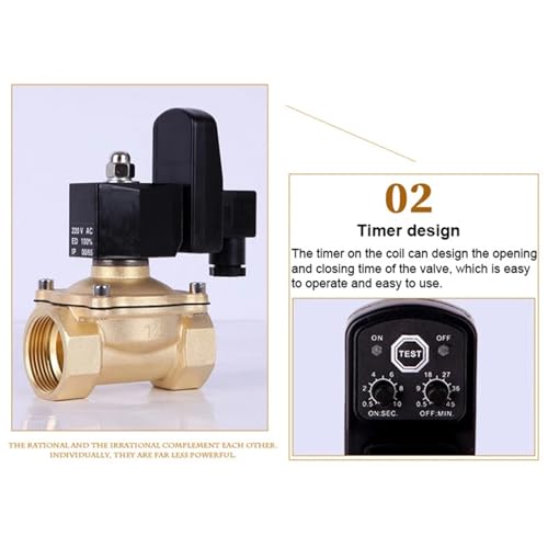 Électrovanne électrique 24V pour stopper les fuites de canalisation - 5