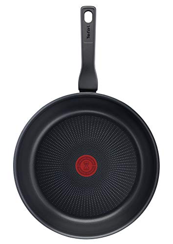 Tefal XL Force Bratpfanne 32 cm extragroß, Antihaftversiegelung, robust, Thermo-Signal bei optimaler Brattemperatur, Nicht induktionsgeeignet, backofengeeignet bis 175 Grad, Made in France, C38508 2