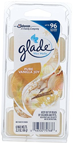 Glade Wax Melts Refill - Pure Vanilla Joy - 6 Pack
