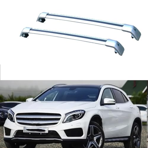 ZHAODG Barre Portapacchi per Auto, per Benz GLA SUV 2013-2019 Barre PORTATUTTO, portabiciclette, Barre trasversali da Tetto,Bagagli Trasporto Rack, Auto Accessori