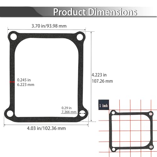 Image of 0C2979 Valve Cover Gaskets Compatible with A0002791673 Rocker Valve Cover Gasket Fits 0c2979 Gt990 220 Vlv Gv (4 Pack)