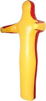 Wrestling Dummy for Judo and Kickboxing Practice, Yellow 180cm