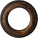 Ekena Millwork CM13BRRUS Bradford Classic Ceiling Medallion, 13"OD x 7 1/2"ID x 3/4"P, Hand-Painted Rust