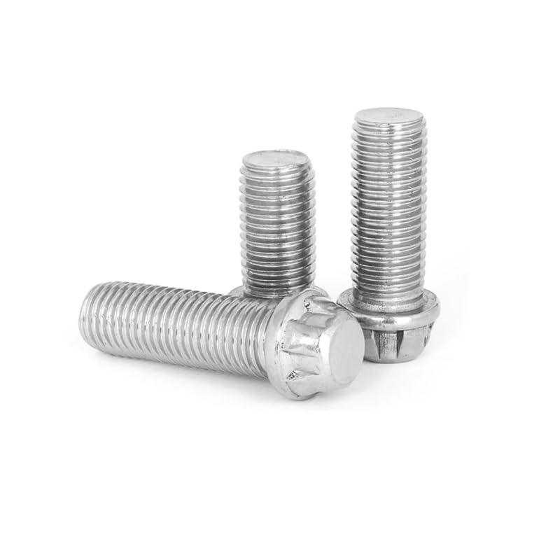 304 Stainless Steel Anti-Theft Bolt for Railway high-Speed Rail Anti-Theft Screws Outer Pentacle Head Bolt M16*25 30 35 40 50 60 - (Size: Special Wrench 1pcs)