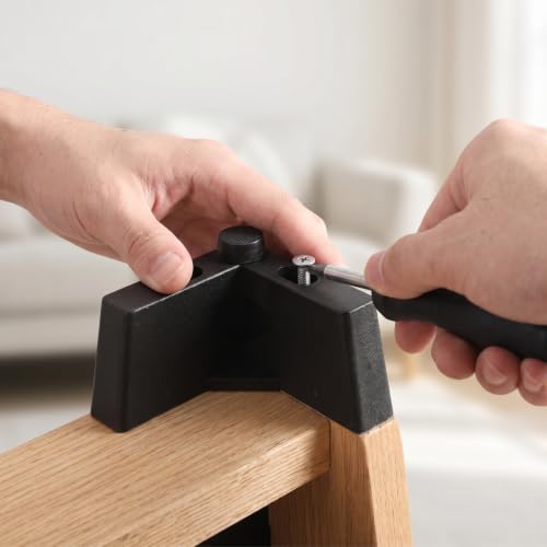Patas para sofás y muebles de repuesto ajustables con tornillos de montaje 5