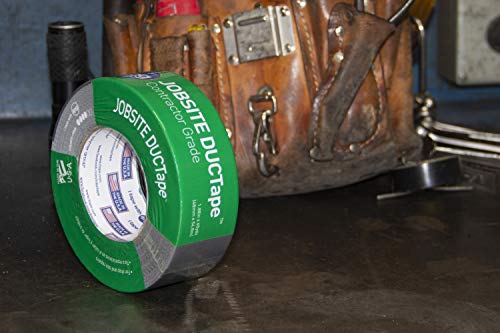 Image of IPG JobSite DUCTape, Contractor Grade Duct Tape, 1.88 inch x 60 yd, Silver (Single Roll)
