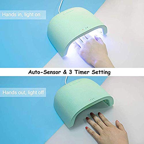 Lampe ongles gel UV avec minuteur programmable pour pose de vernis - 5