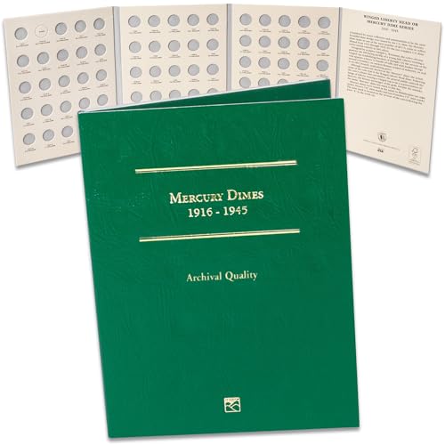 Carpeta para Monedas Mercury Dime 1916-1945 miniatura 1