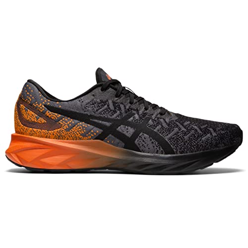 ASICS Men's Dynablast Running Shoes, 13M, Black/Marigold Orange