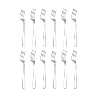 Otto Koning – Hannover – Table Forks – 12 Piece Set Made of Stainless Steel, Shiny Polished Finish, Ideal for Everyday use.