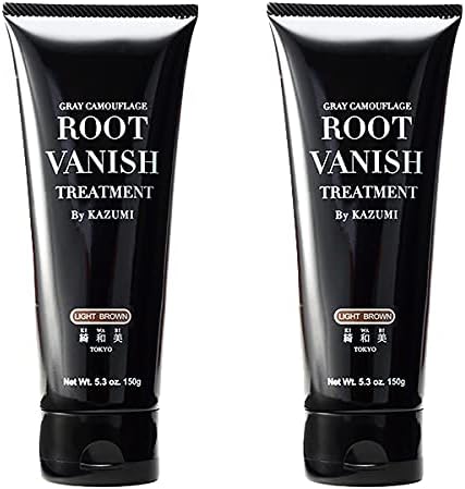 Amazon 綺和美 Kiwabi Root Vanish 白髪染め ライトブラウン 2本セット ヘアカラートリートメント レディース メンズ 兼用 100 天然成分 Kiwabi 白髪染め 通販