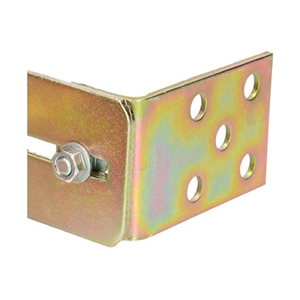 KOTARBAU® U-Pfostenträger 0-160 mm Breitverstellbar Stange 385 mm Verzinkt Pfostenträger mit Betonanker Bodenhülse… – Bild 8