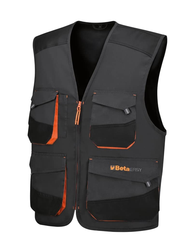 Beta GILET MULTITASCHE TWILL  TAGLIA L COLORE GRIGIO