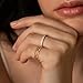 Gelbesty Size 5 Pinky Rings Set Gold Stackable Rings for Women Non Tarnish Dainty 14K Gold Stainless Steel Waterproof Non Tarnish Jewelry