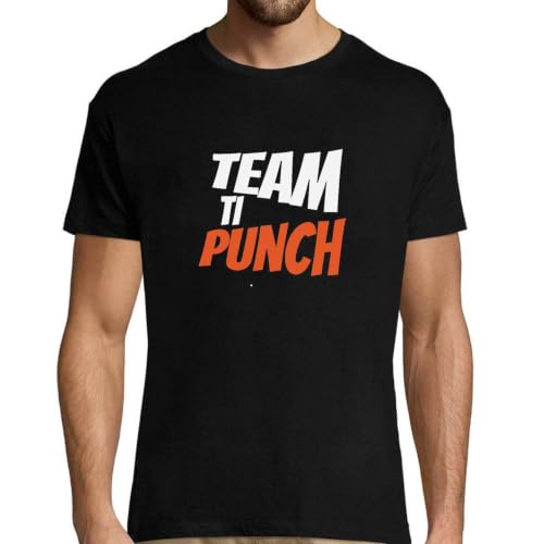 T-Shirt Homme Team ti Punch imprimé en France cadeau humour anniversaire