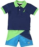 nautica baby boy suit nautica Set Nautica Juego Polo + pantalones cortos (Bañador) Camiseta de pantalones cortos para niño Baby Boy