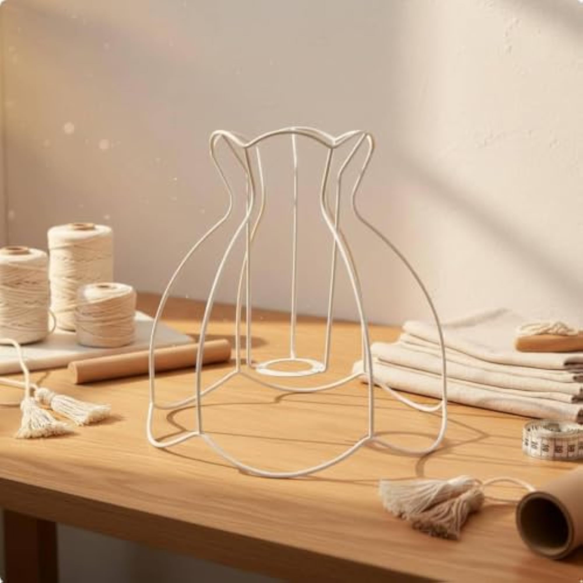 DIY Retro Style Pendant Light Shade Frame for Crafters