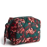Vera Bradley Women's Premium Cotton Mini Cosmetic, Victorian Vines, One Size